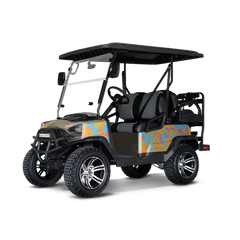 Ragged Sherbert Golf Cart Wraps