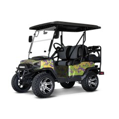 Triangle Carnival Golf Cart Wraps