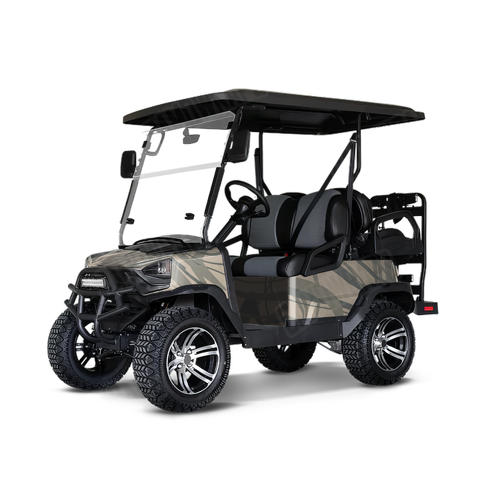 Liquid Smoke Army Golf Cart Wraps