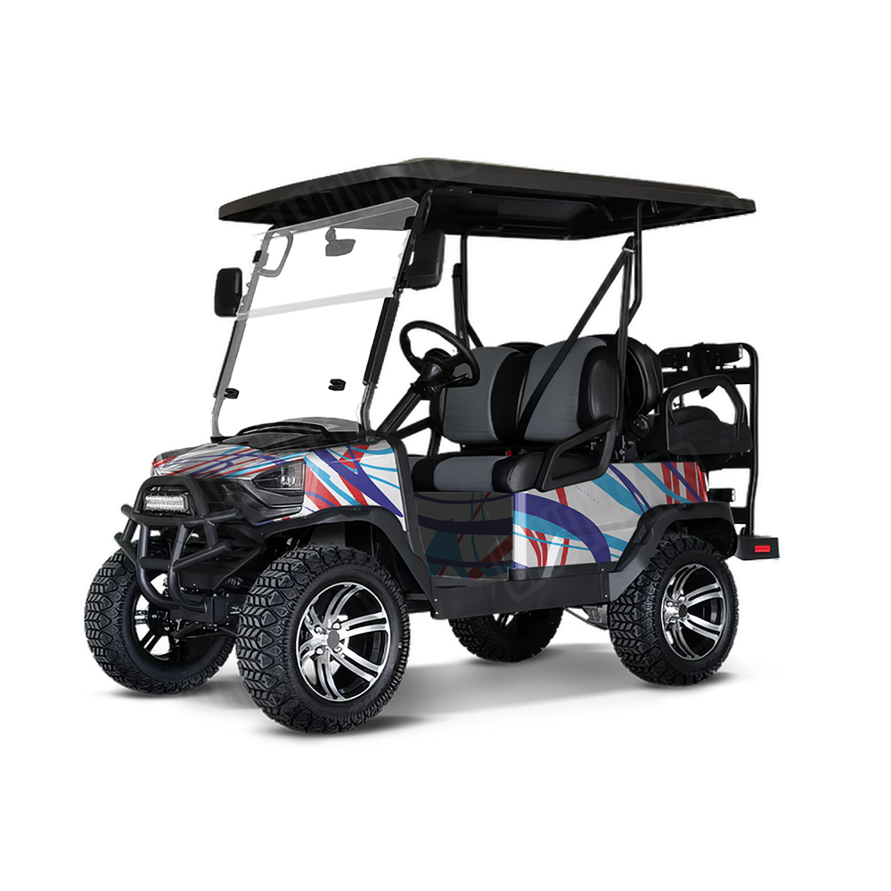Liquid Smoke M Series Golf Cart Wraps