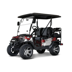 Prym1 Boulder Black Red White Golf Cart Wraps