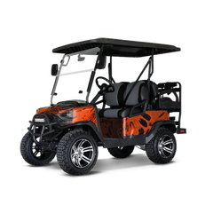 Prym1 Camo Blaze Orange Golf Cart Wraps