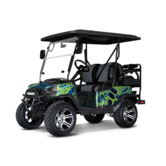 Prym1 Camo Blue Tang Golf Cart Wraps