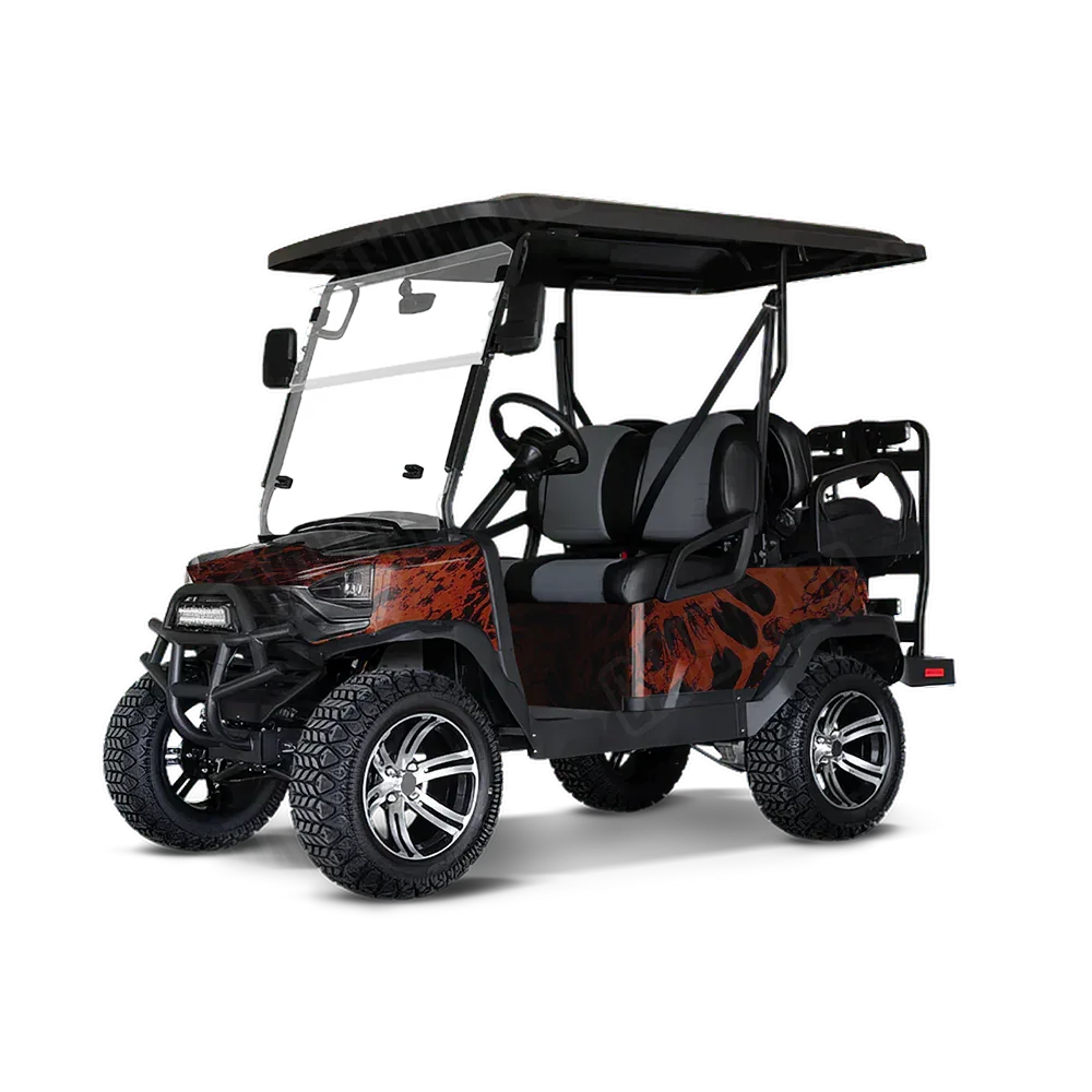 Prym1 Camo Ember Golf Cart Wraps