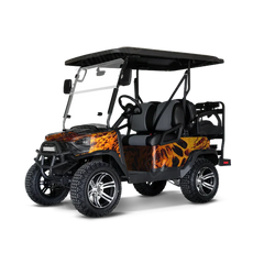 Prym1 Camo Fire Storm Golf Cart Wraps