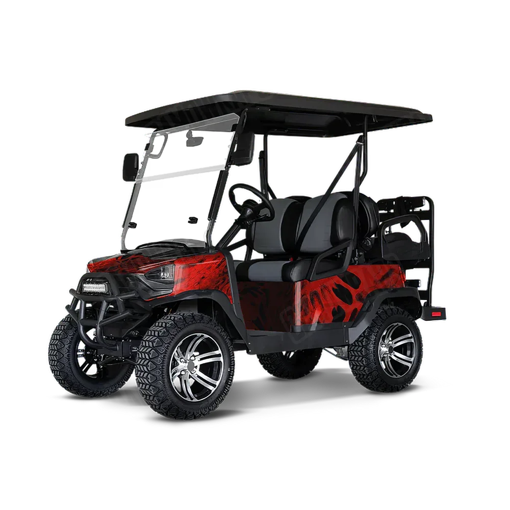 Prym1 Camo Red Hunt Golf Cart Wraps