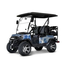 Prym1 Stream Inverted Blue Golf Cart Wraps
