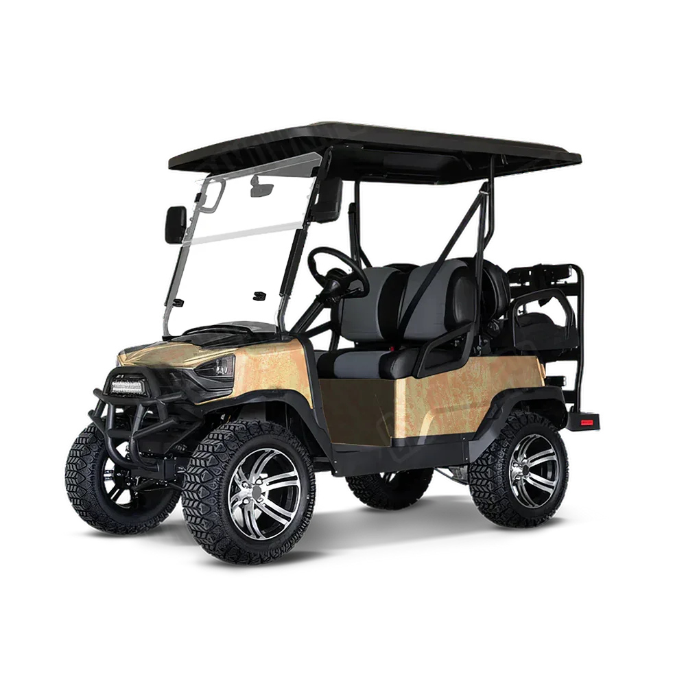 Realtree Aspect Orange Sorbet Golf Cart Wraps