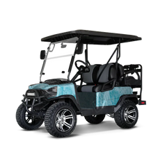 Realtree Aspect Sea Blue Golf Cart Wraps