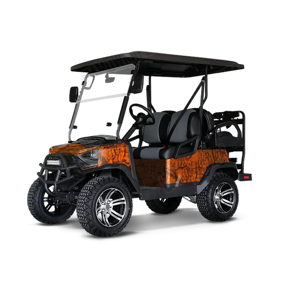 Realtree Nature APX Blaze Golf Cart Wraps