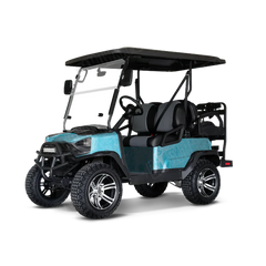 Realtree WAV3 Light Blue Golf Cart Wraps