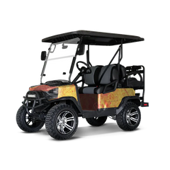Realtree WAV3 Solar Blaze Golf Cart Wraps