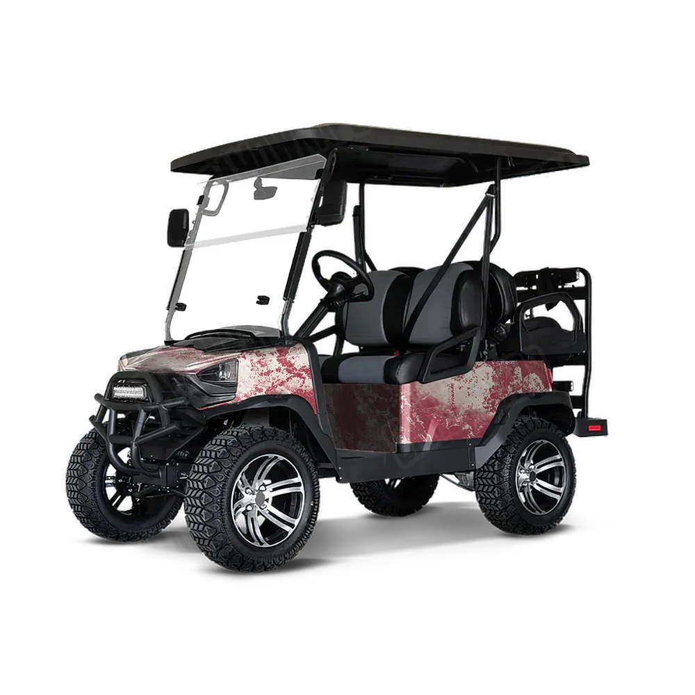 Realtree XTREME Viva Magenta Golf Cart Wraps