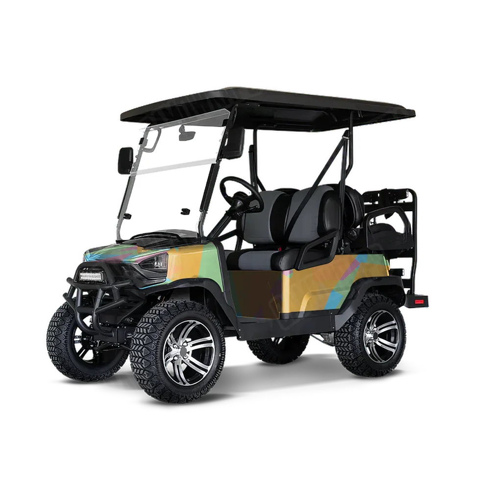 Shattered Sherbert Golf Cart Wraps