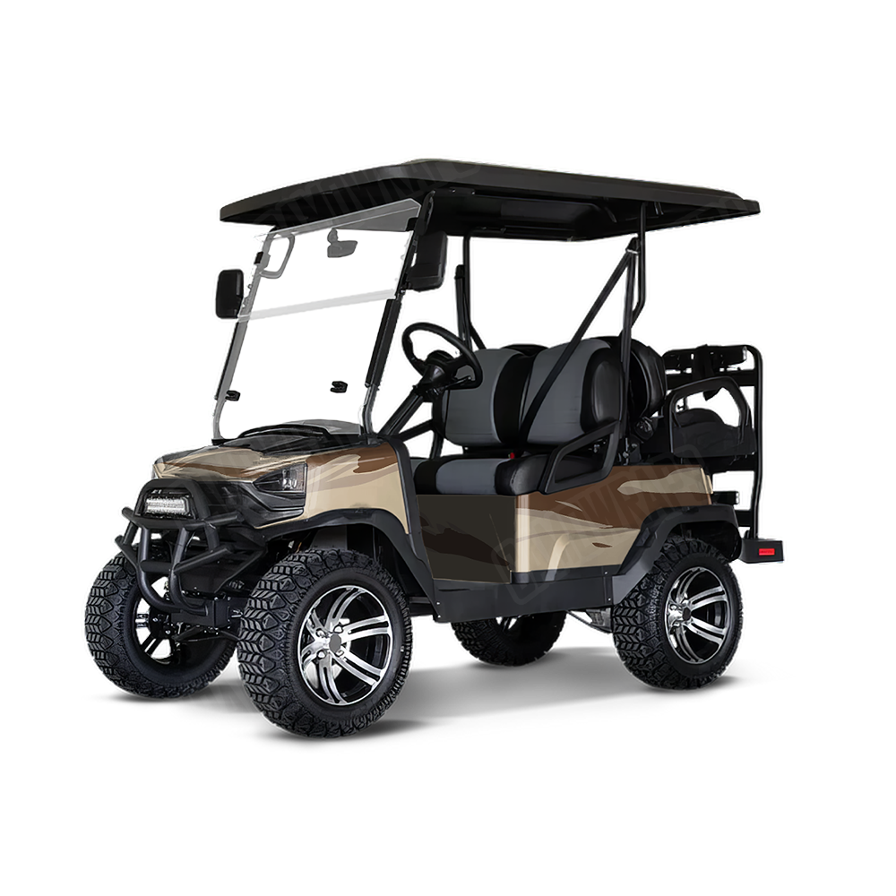 Shredded Desert Golf Cart Wraps