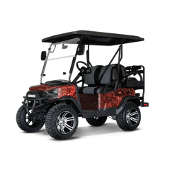 Toadaflage Red Golf Cart Wraps