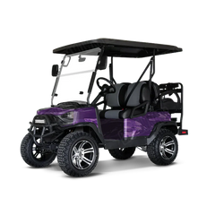 Vietnam Tiger Stripe Elite Purple Golf Cart Wraps