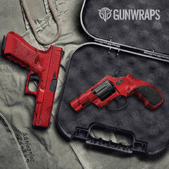 Battle Storm Elite Red Handgun Gun Skin Vinyl Wraps