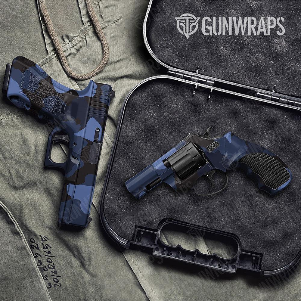 Cumulus Blue Midnight Handgun Gun Skin Vinyl Wraps