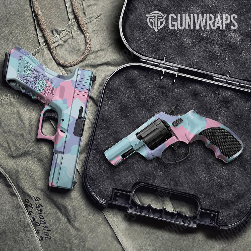 Cumulus Cotton Candy Handgun Gun Skin Vinyl Wraps