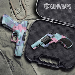 Cumulus Cotton Candy Handgun Gun Skin Vinyl Wraps