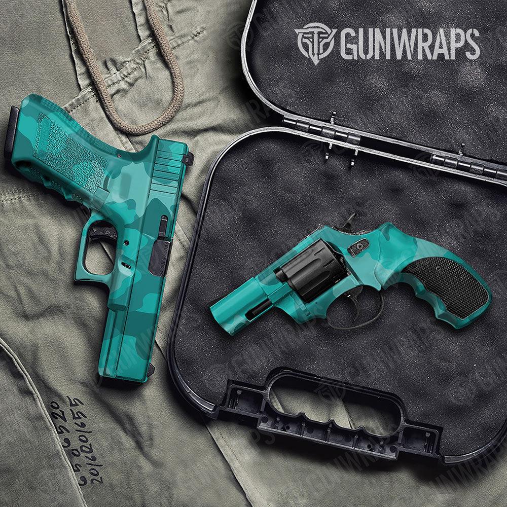 Cumulus Elite Tiffany Blue Handgun Gun Skin Vinyl Wraps