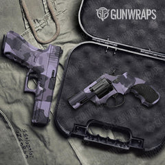 Cumulus Lilac Handgun Gun Skin Vinyl Wraps