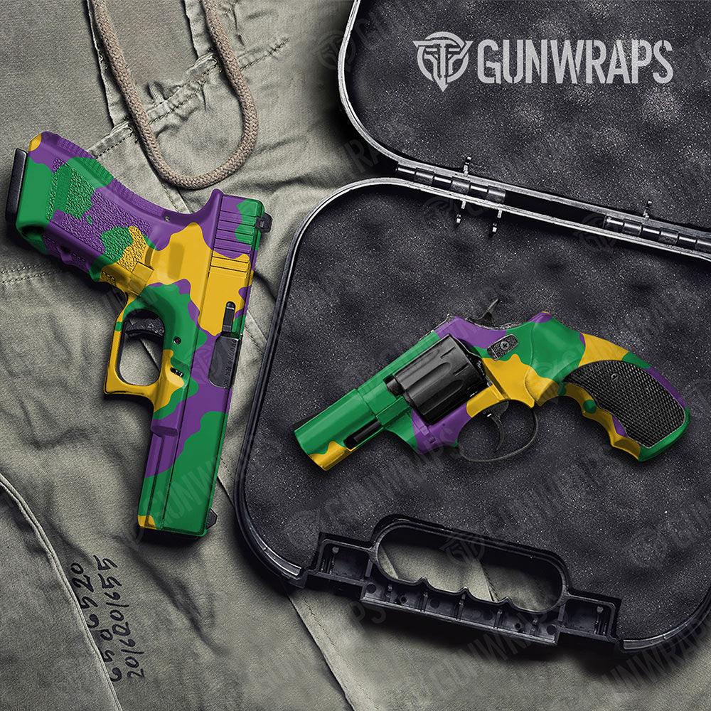 Cumulus Mardi Gras Handgun Gun Skin Vinyl Wraps