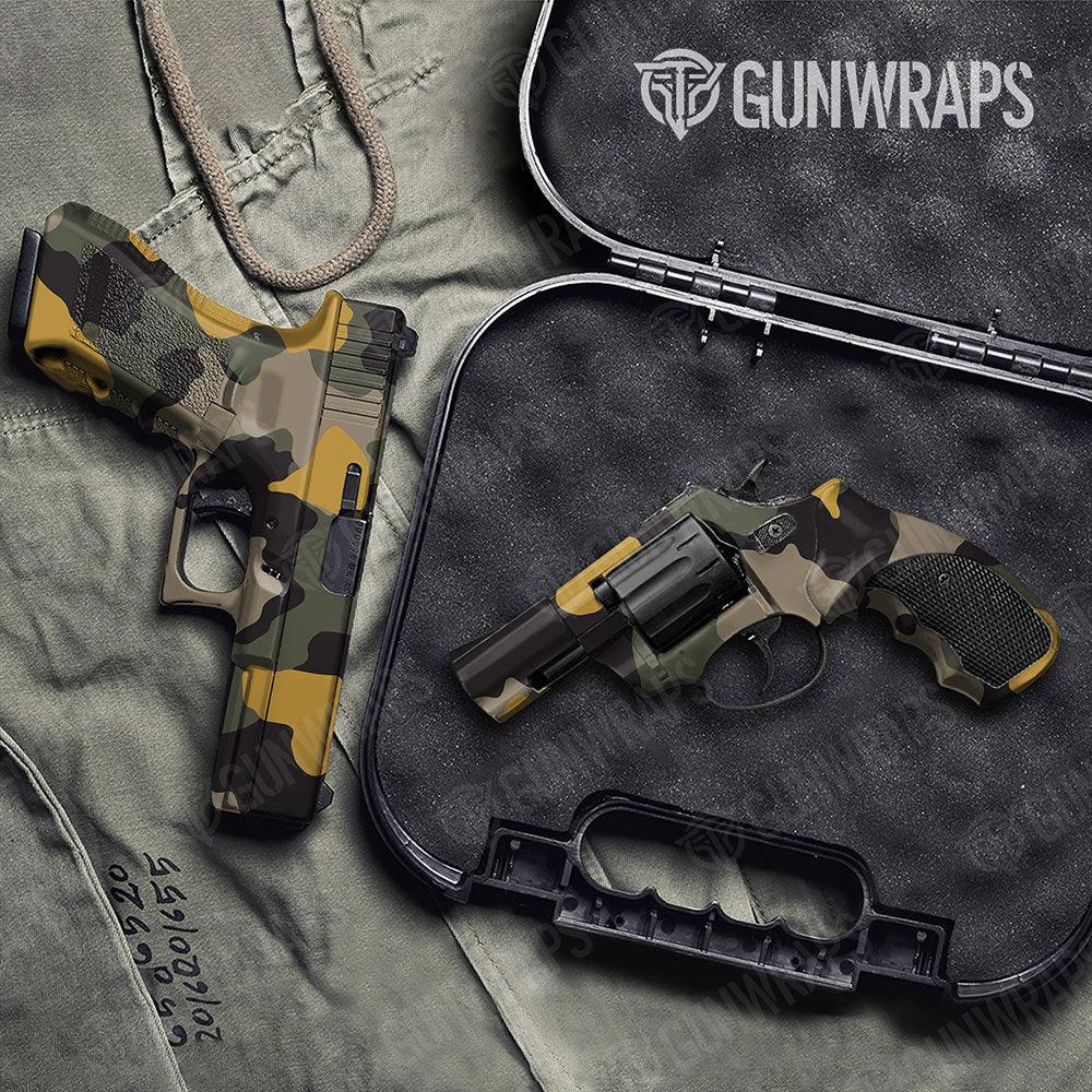 Cumulus Militant Yellow Handgun Gun Skin Vinyl Wraps