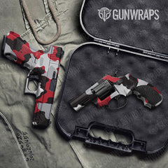 Cumulus Red Tiger Handgun Gun Skin Vinyl Wraps