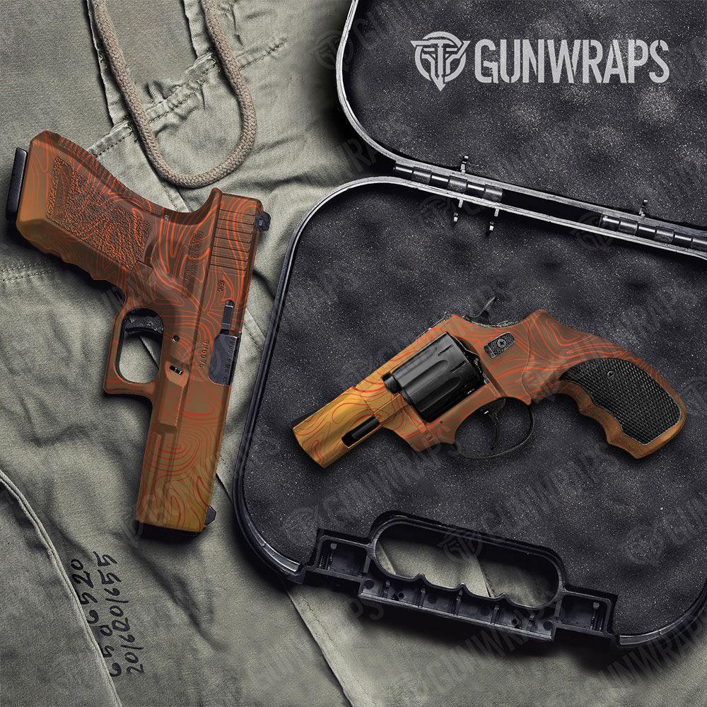 Damascus Autumn Handgun Gun Skin Vinyl Wraps