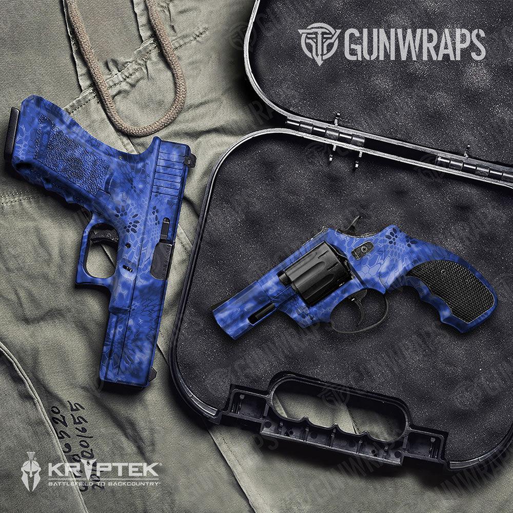 Kryptek Blue Handgun Gun Skin Vinyl Wraps