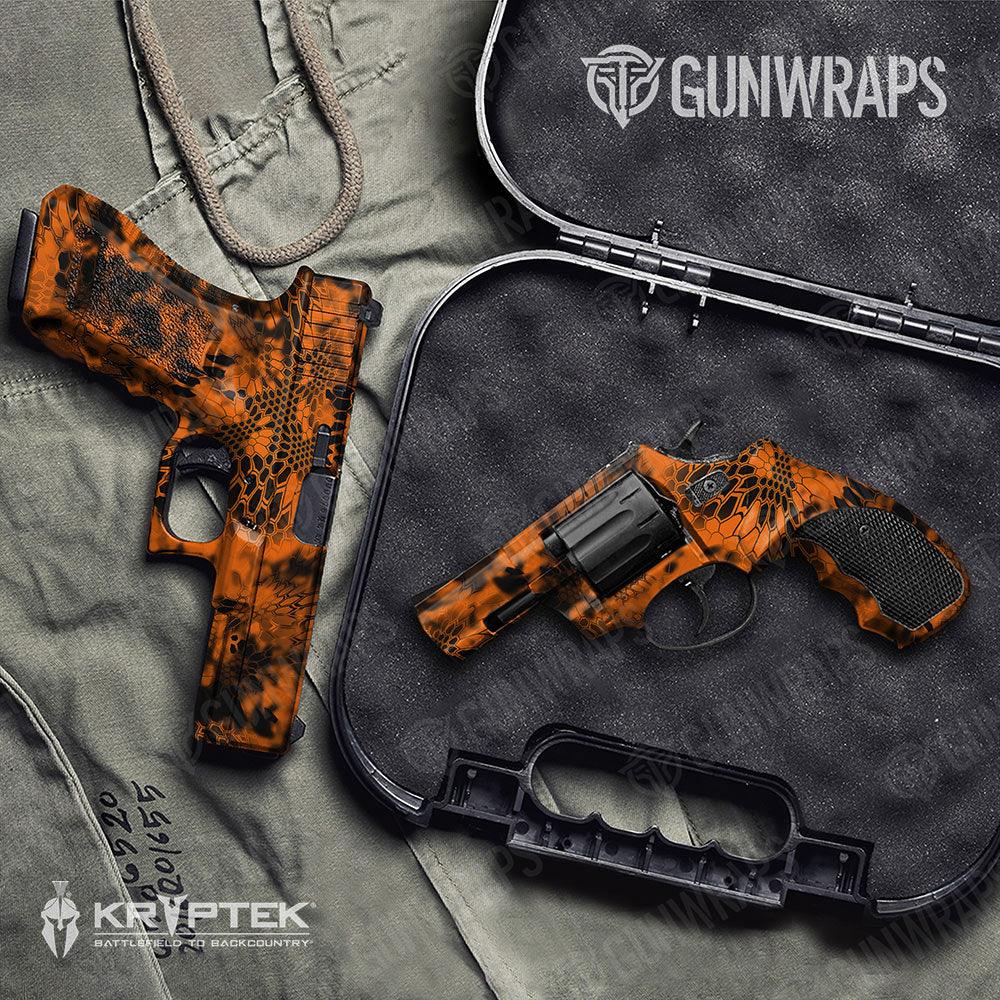 Kryptek Inferno Handgun Gun Skin Vinyl Wraps