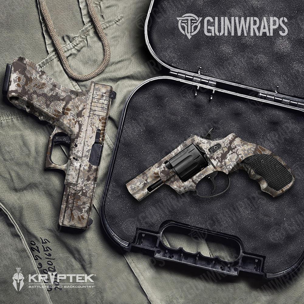 Kryptek Obskura Driftwood Handgun Gun Skin Vinyl Wraps