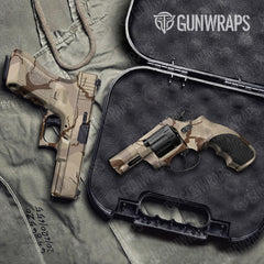 Ragged Desert Handgun Gun Skin Vinyl Wraps