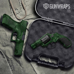 Ragged Elite Green Handgun Gun Skin Vinyl Wraps