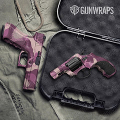 Ragged Floral Handgun Gun Skin Vinyl Wraps