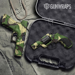 Ragged Jungle Handgun Gun Skin Vinyl Wraps