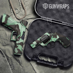 Ragged Mint Chocolate Chip Handgun Gun Skin Vinyl Wraps
