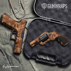 Realtree Aspect Burnt Orange Handgun Gun Skin Vinyl Wraps