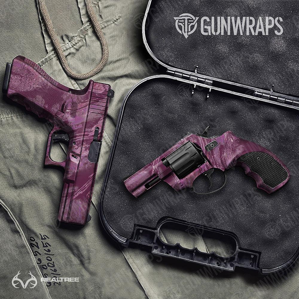 Realtree Aspect Cranberry Handgun Gun Skin Vinyl Wraps