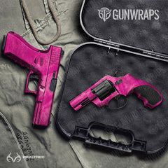 Realtree Fishing Magenta Handgun Gun Skin Vinyl Wraps