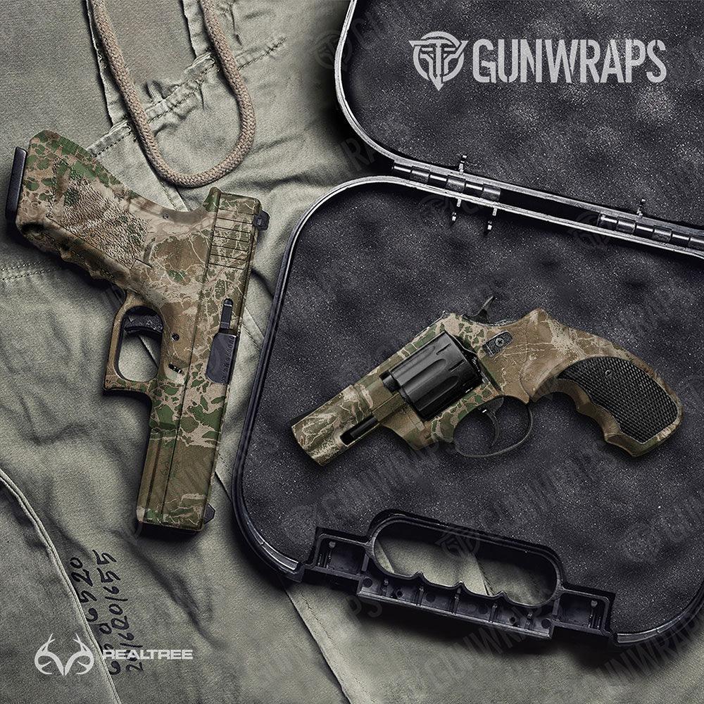 Realtree WAV3 Hillside Handgun Gun Skin Vinyl Wraps