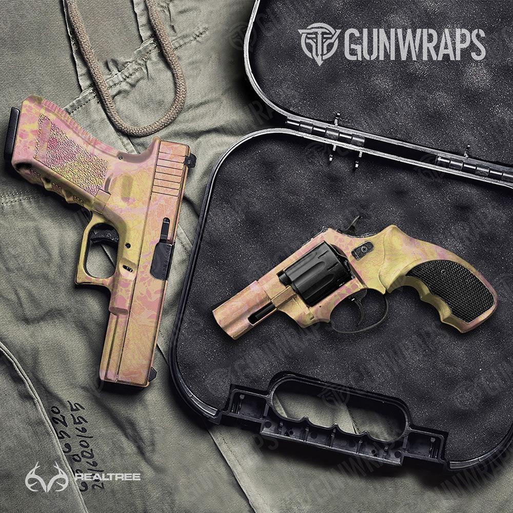 Realtree WAV3 Strawberry Lemonade Handgun Gun Skin Vinyl Wraps