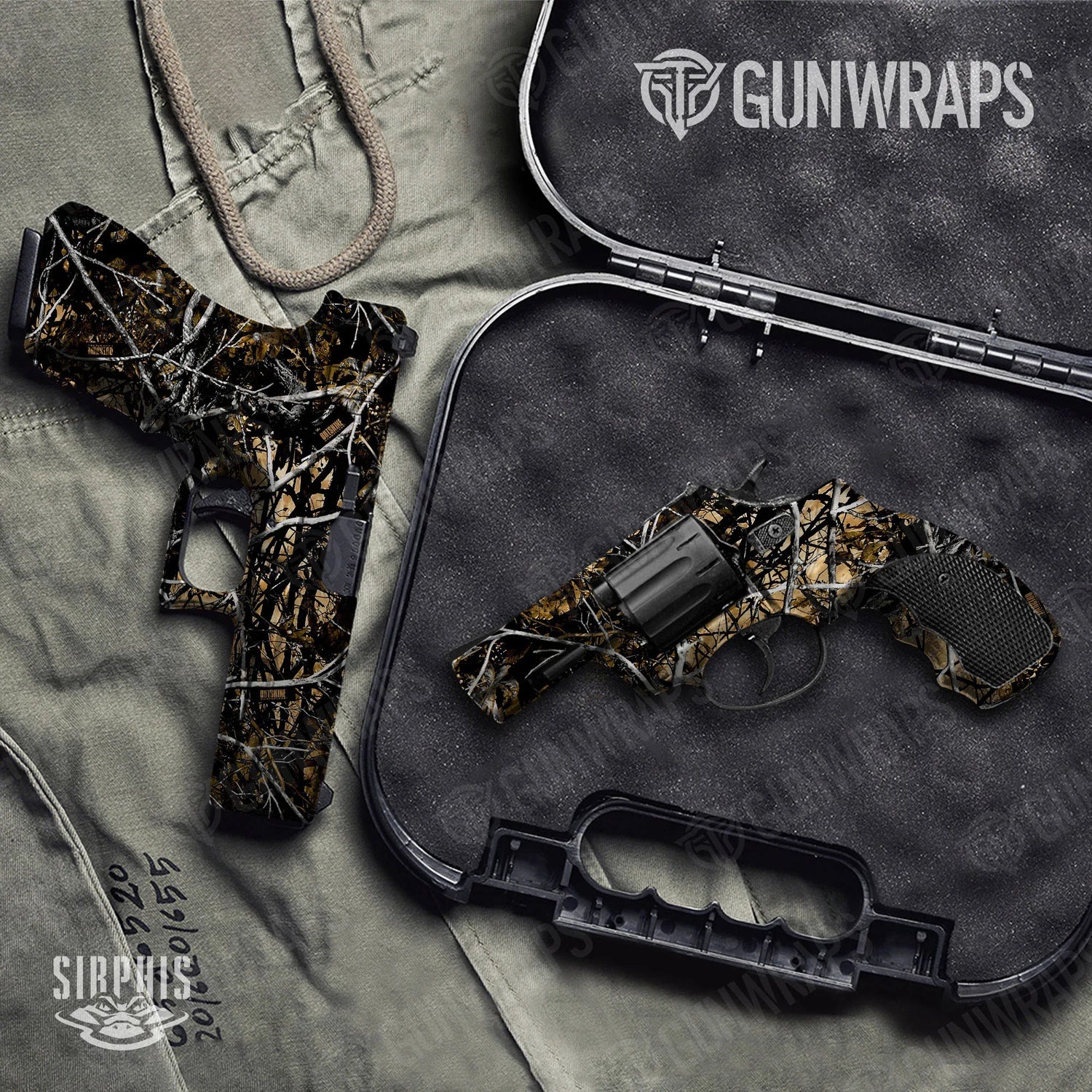 Sirphis Outshine Handgun Gun Skin Vinyl Wraps