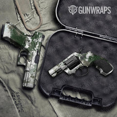 Substrate Snow Spruce Handgun Gun Skin Vinyl Wraps