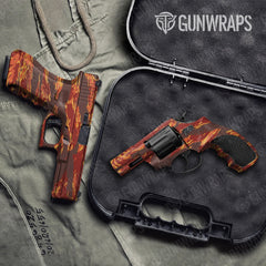 Vietnam Tiger Stripe Autumn Handgun Gun Skin Vinyl Wraps