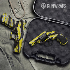 Vietnam Tiger Stripe Yellow Tiger Handgun Gun Skin Vinyl Wraps