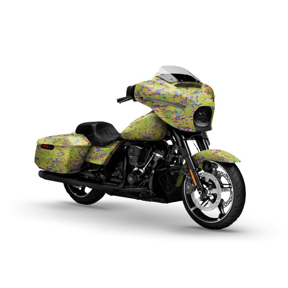 Digital Carnival Motorcycle Wraps