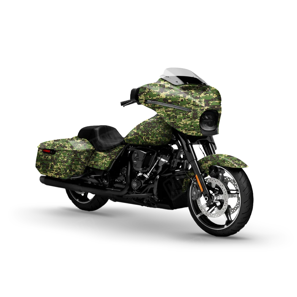 Digital Jungle Motorcycle Wraps